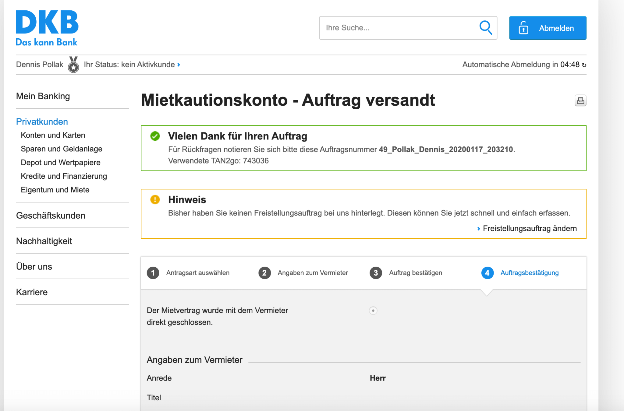 DKB Mietkautionskonto ?: Anleitung & Test für Mieter & Vermieter